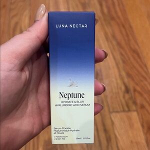 Luna Nectar Neptune Hydrate & Blur Hyaluronic Acid Serum 30ml NWT NEVER USED